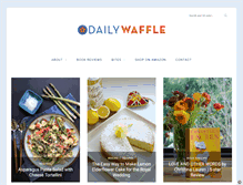 Tablet Screenshot of dailywaffle.com
